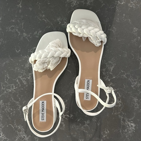 Steve Madden Melinda White size 7.5 - Picture 3 of 3